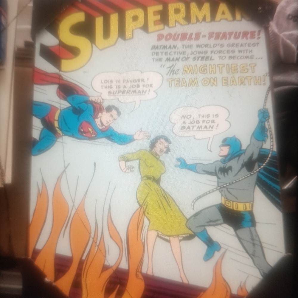 Superman Comic Art Poster
